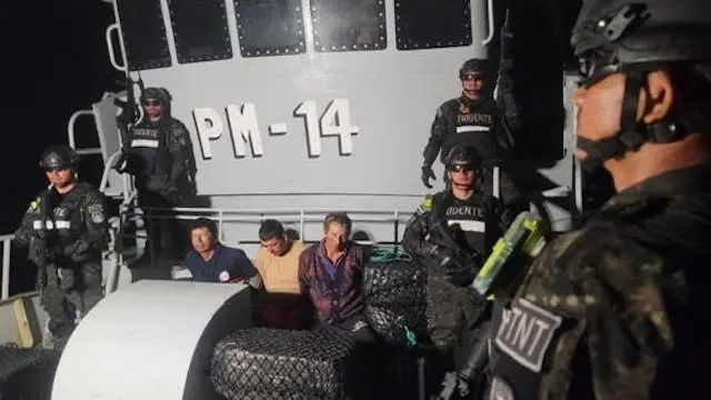 Marina Nacional incautación de cocaína