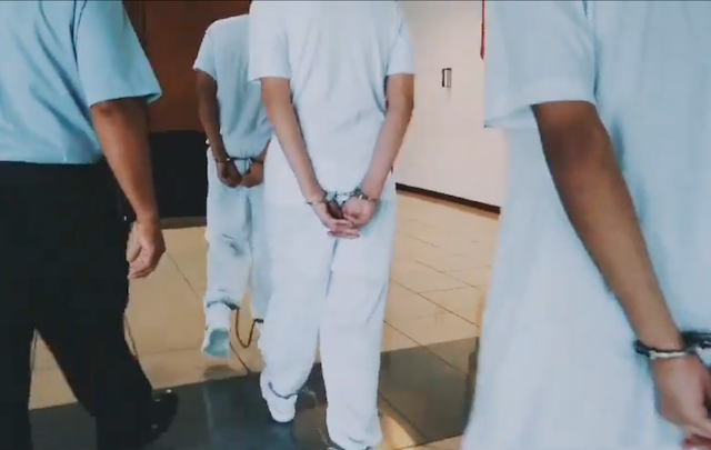 Pandilleros menores de edad MS-13 Santa Tecla