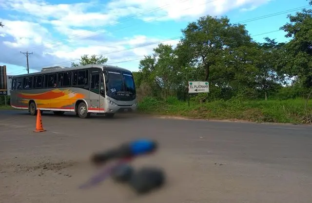 Motociclista fallecido San Miguel desvío de Moncagua 23-10-2024
