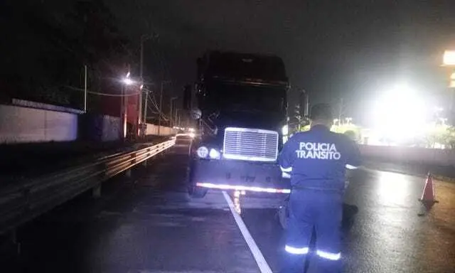 Hombre atropellado por rastra en San Juan Opico 17-11-2024