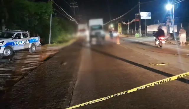 Motociclista fallecido accidente km 66 carretera del Litoral, Zacatecoluca 09-12-2024