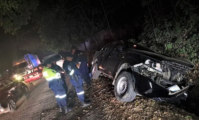 Motociclista y acompañante fallecidos km 35.5 carretera del Litoral La Libertad 18-12-2024