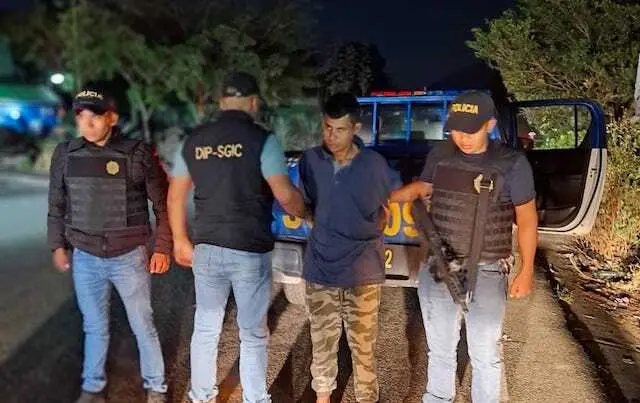 Miguel Ángel Linares, 28 años, alias Camacho o Cadejo, Barrio 18, capturado en Guatemala 11-01-2025