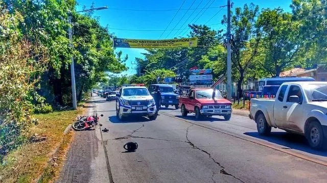 Motociclista fallecido carretera Panamericana San Miguel 18-01-2025