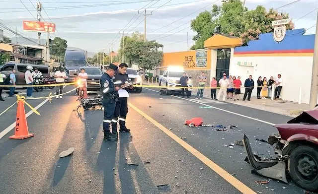 Dos fallecidos y un herido accidente San Martín 01-02-2025