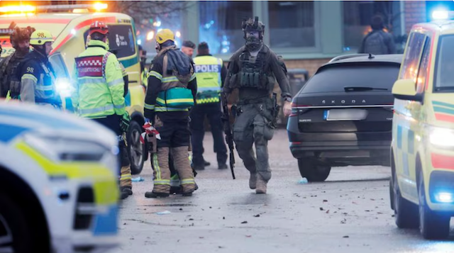 Tiroteo escuela Suecia 04-02-2025