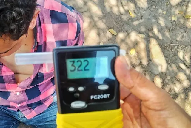 Ángel Humberto Pineda Benítez, 233 grados de alcohol, conducción peligrosa y lesiones culposas