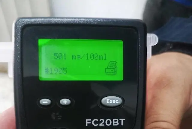 Roberto Bladimir Trigueros Ortiz, 501 grados de alcohol, conducción peligrosa y lesiones culposas