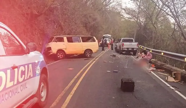 Dos fallecidos y siete lesionados Longitudinal del Norte
