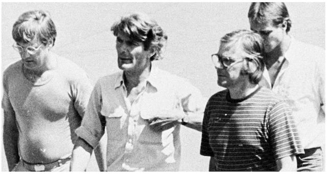 De izquierda a derecha, Jan Kuiper, Koos Koster, Hans ter Laag y Joop Willemsen