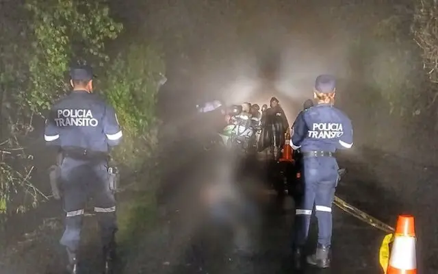 Motociclista fallecido en carretera a Comasagua 20-06-2025
