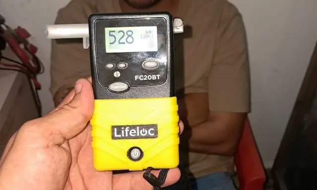 Juan Carlos Rauda López, conducción peligrosa, 528 grados, dos accidentes