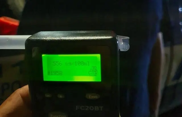 Javier Guzmán, conducción peligrosa, 556 grados