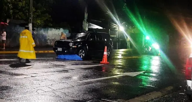 Mujer atropellada frente a centro comercial Zacamil 18-08-2025