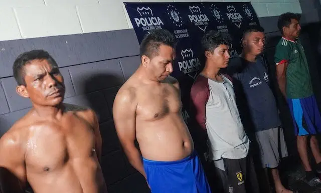 Detenidos clicas MS-13 Sonsonate, 19-09-2025
