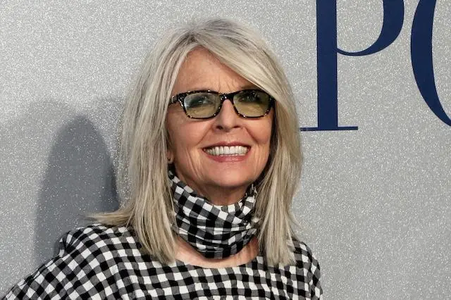 Diane Keaton llega a la premiere de "Poms" en Los &Aacute;ngeles el 1 de mayo del 2019. (Willy Sanjuan/Invision/AP)