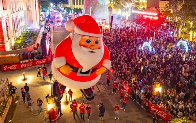 Desfile de Globos Coca-Cola