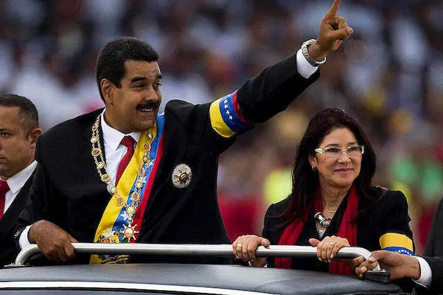cilia-flores-y-nicolas-maduro