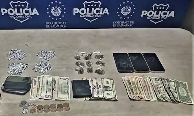 José Rafael Cruz Mejía, 18 años de edad, y Steven Eduardo Viches Alemán, 27 años, tráfico ilícito de drogas