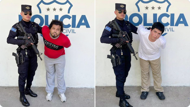 Luis Miguel Canales Martínez, 39 años, alias Pachango, 18-S, organizaciones terroristas, y Celso Josué Vásquez Mejía, MS-13, agrupaciones ilícitas