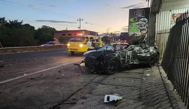Accidente con fallecido en Quezaltepeque 13-01-2026