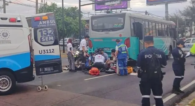 Motociclista fallecido en redondeles Beethoven 23-01-2026
