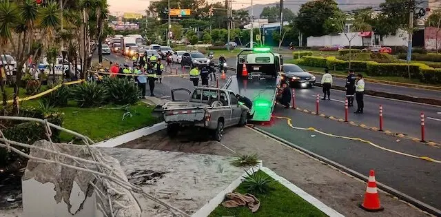 Accidente en bulevar de Los Próceres 13-03-2026
