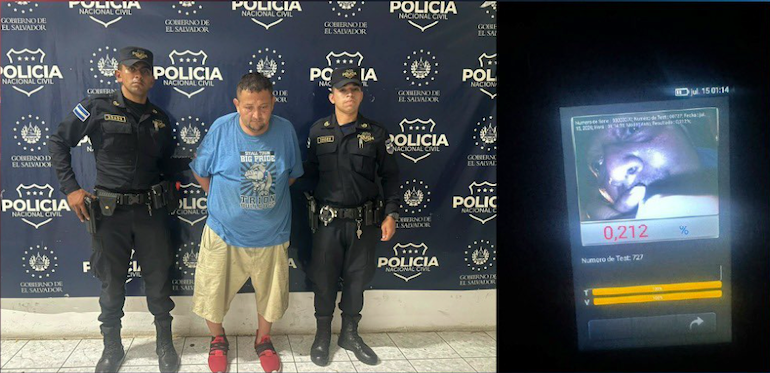 Xavier Alexis Flores Díaz, de 43 años de edad, conducción peligrosa. 