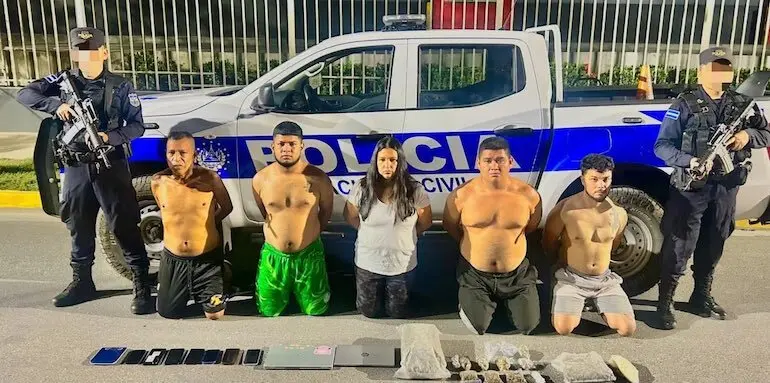 Capturados narcomenudeo La Libertad 01-08-2026 Génesis PNC FGR