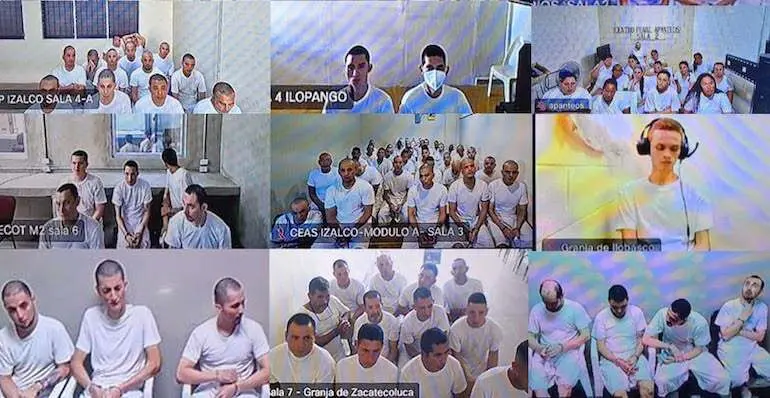 Teclas Locos Salvatruchos condenados