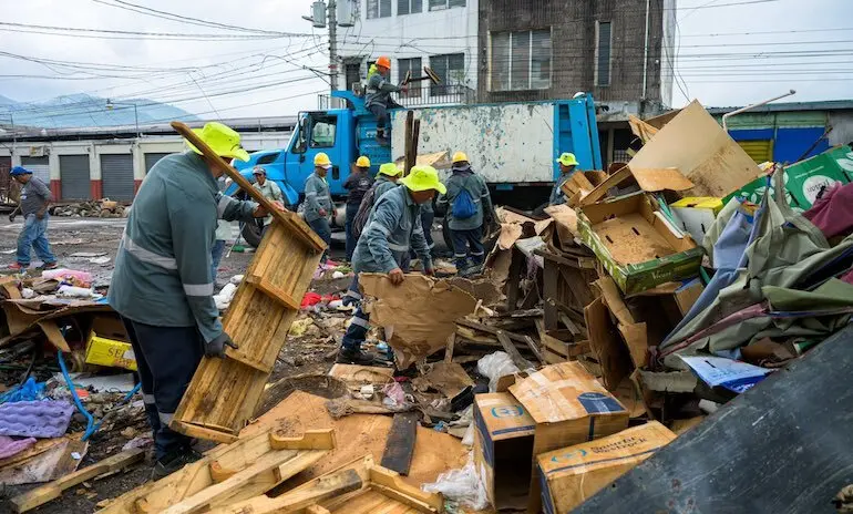 Desalojos de comercio informal en el centro de San Salvador