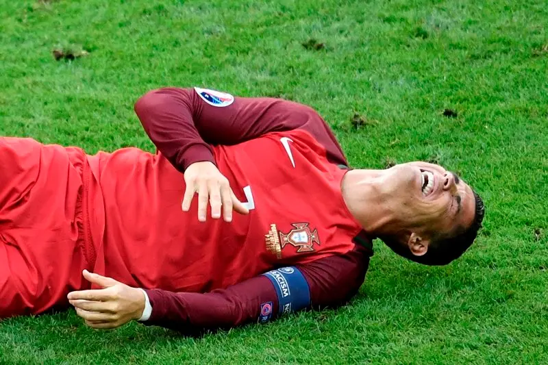 Cristiano Ronaldo lesión1