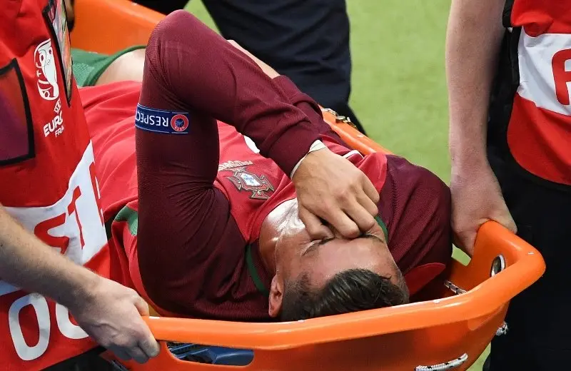 Cristiano Ronaldo lesión8
