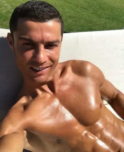Cristiano Ronaldo de vacaciones