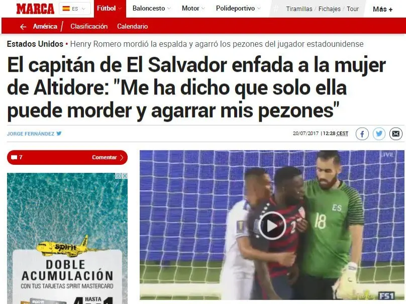 Mordida de Henry Romero