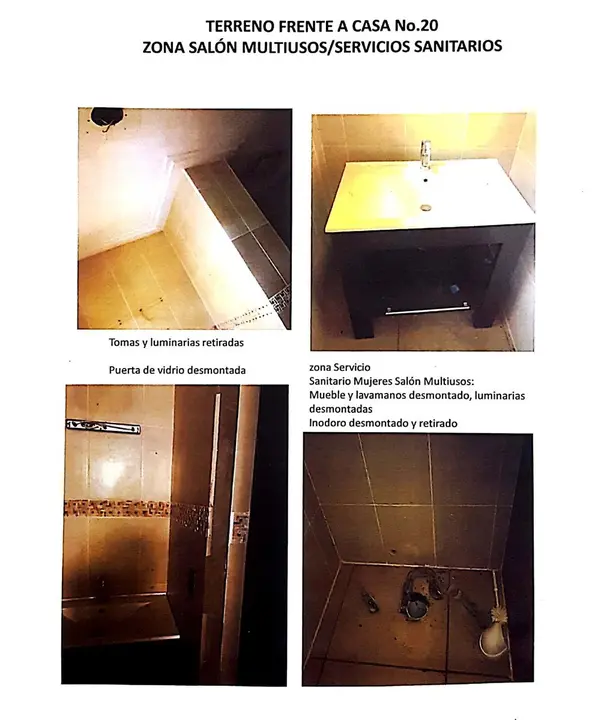 Desmantelan casa de Saca