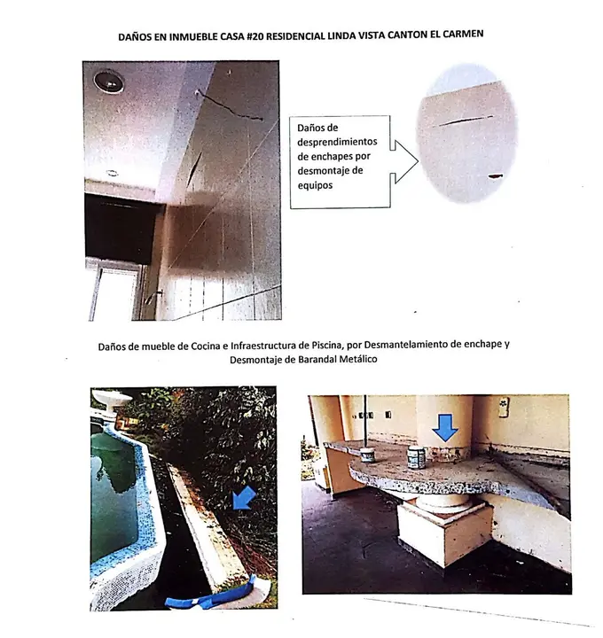 Desmantelan casa de SAca