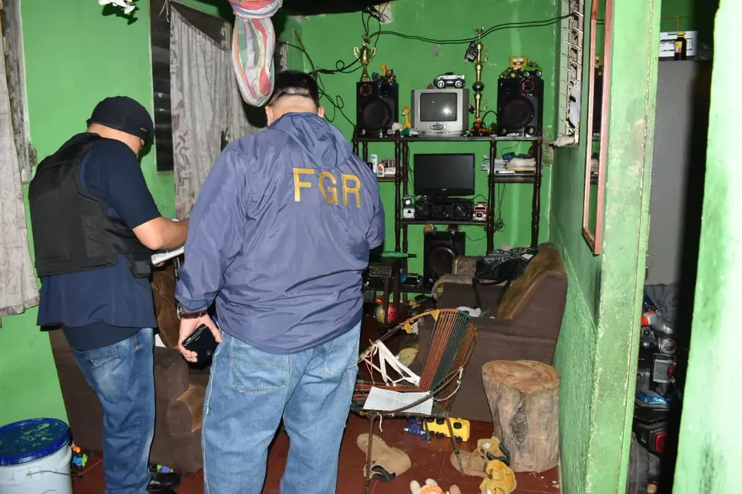 Parte de las incautaciones