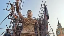 Estatua de Messi en la India