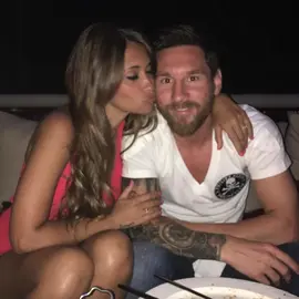 Lionel Messi y Antonella Rocuzzo