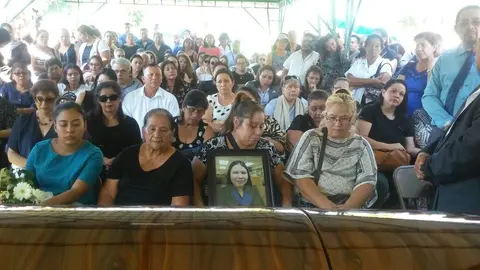 Personas que asistieron al funeral