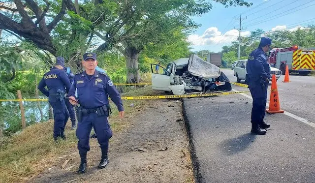 Hombre fallecido en carretera del Litoral San Miguel 18-11-2025