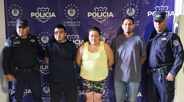 Dennys Alexander Vásquez Vásquez, alias Coyol o Coco, de 24 años, Ruth Marisela Guerrero de Rivera, alias Pepa Pig, de 41 años, y Richard Balmore Nerio Ramos, alias Sacri, de 38 años, agrupaciones ilícitas