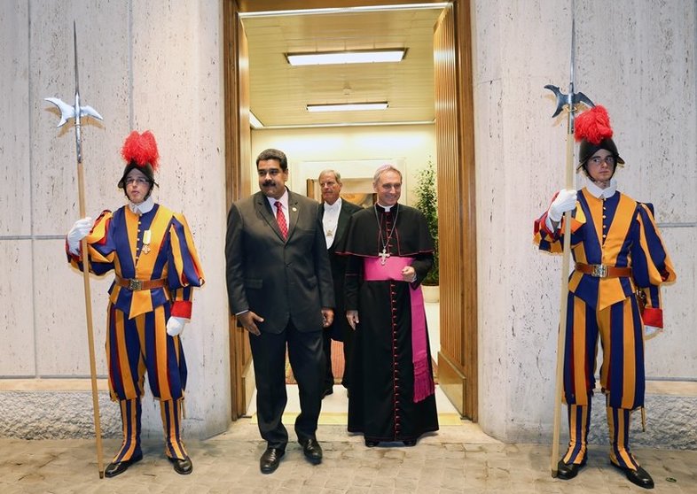 Maduro en el Vaticano