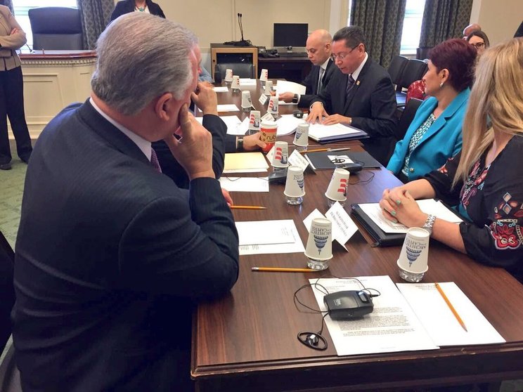 Fiscales del Triángulo Norte se reúnen con congresistas y senadores de Estados Unidos
