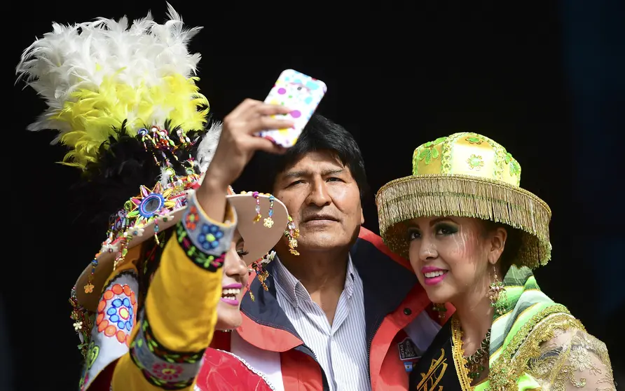 Evo Morales, presidente de Bolivia