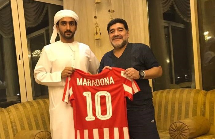 Diego Maradona será entrenador de un equipo se segunda división de Emiratos Árabes