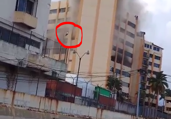 Incendio en edificio Tres Torres, Ministerio de Hacienda