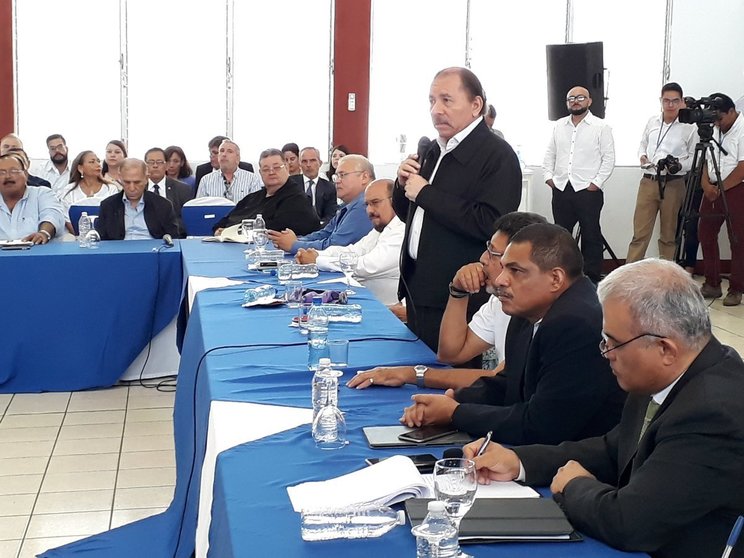 Primera jornada de diálogo en Nicaragua.