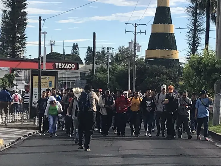 Migrantes salvadoreños